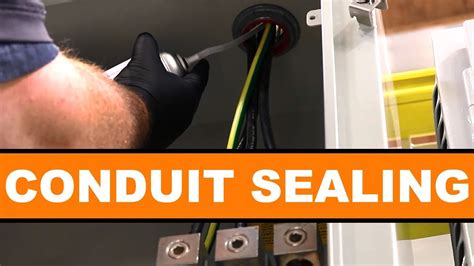 sealing inside electrical conduit